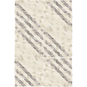 Seashell Striped Pebble - stone tile